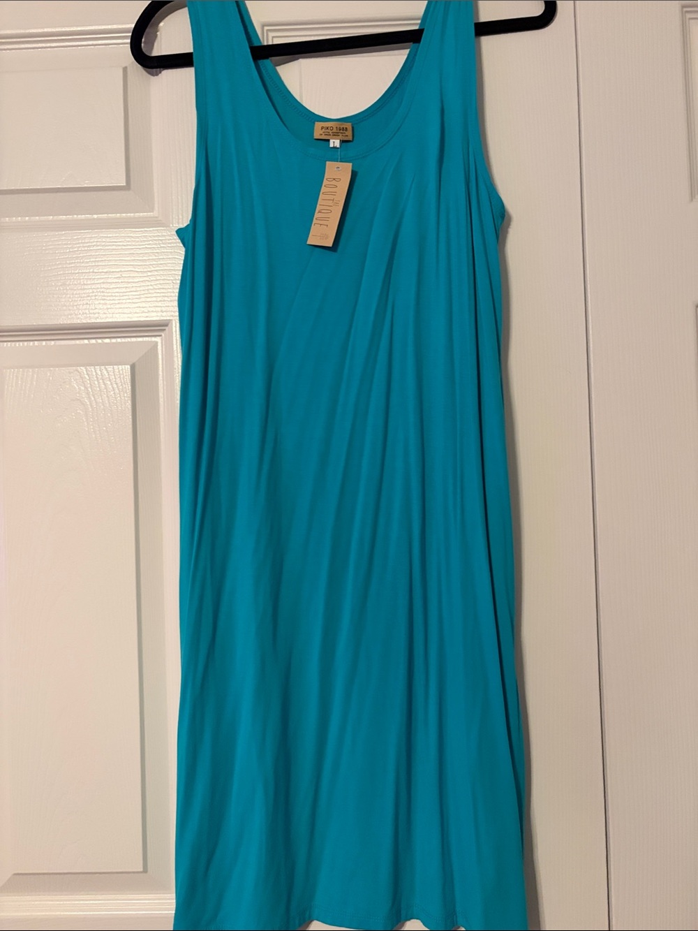 Piko 1988 Turquoise Tank Dress